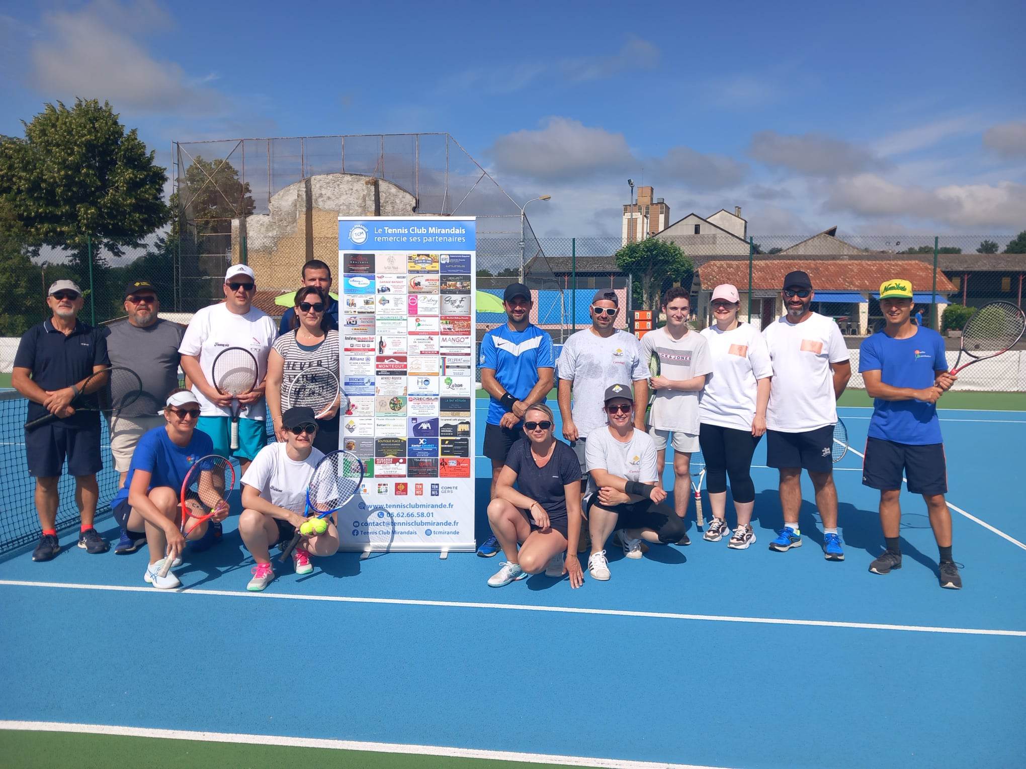 Journée des partenaires au Tennis Club Mirandais
